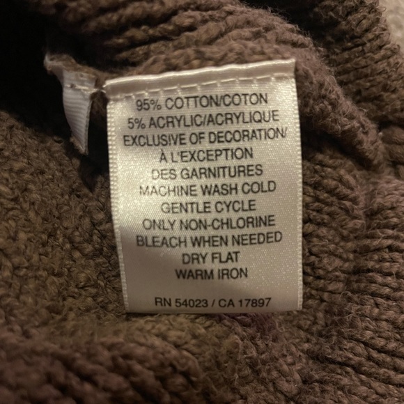 Old Navy Womens XS Brown Hooded Sweater - Picture 6 of 7